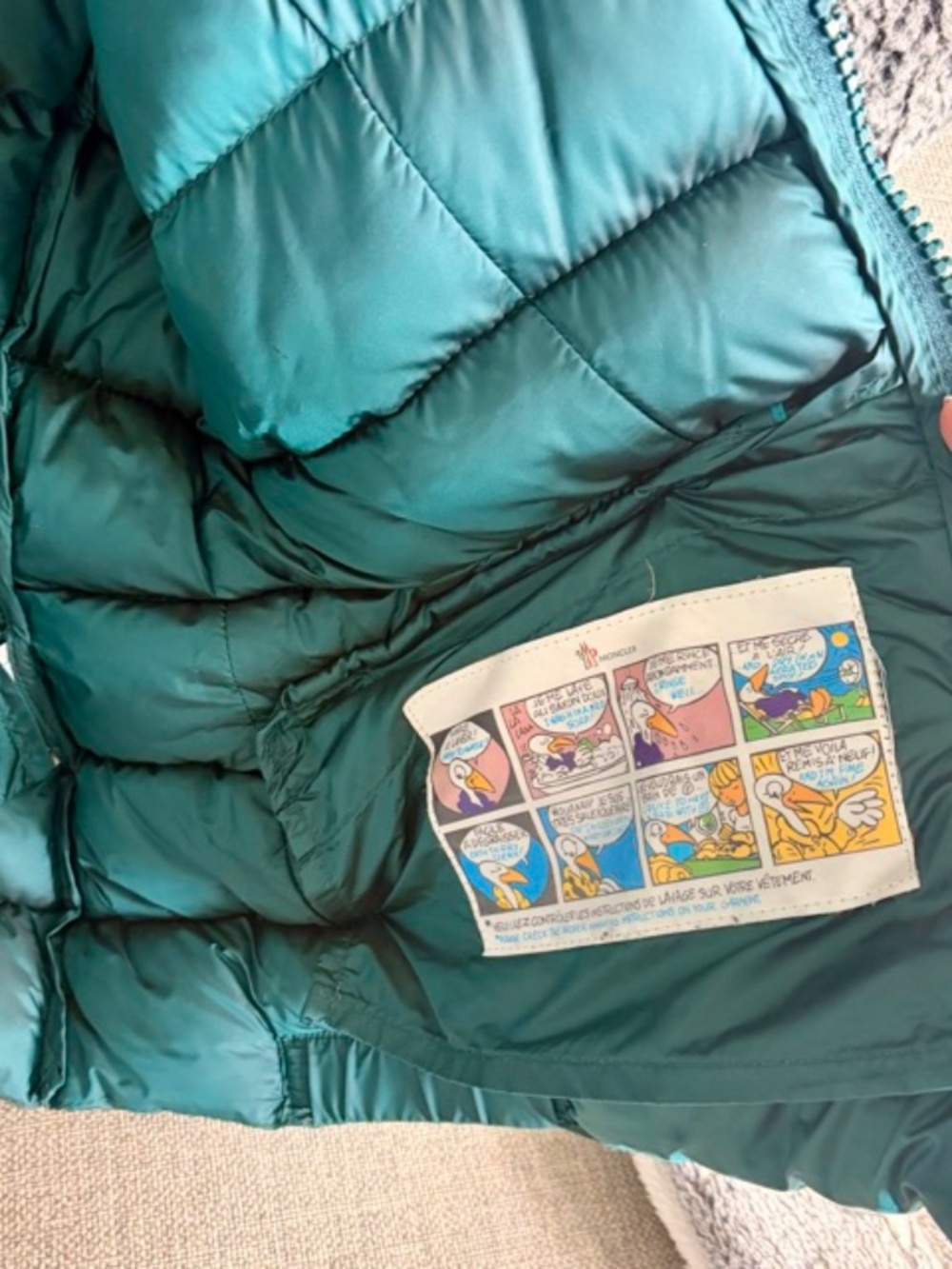 Perfect Vintage Moncler Himalaya Puffer w/ Fur Hood, Forest Green Sz 2-4 US - Picture 2 of 9